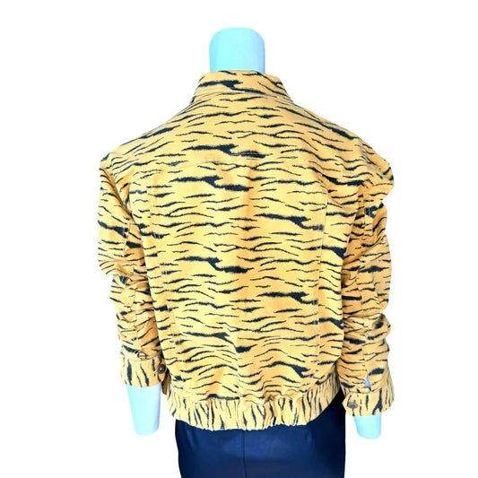 English Rose - Tiger Vintage Style Bomber Jacket - Rack Hunt