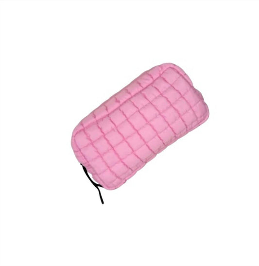 Girlie Girl - Women's Puffer Quilted Makeup Bag - Rack Hunt -