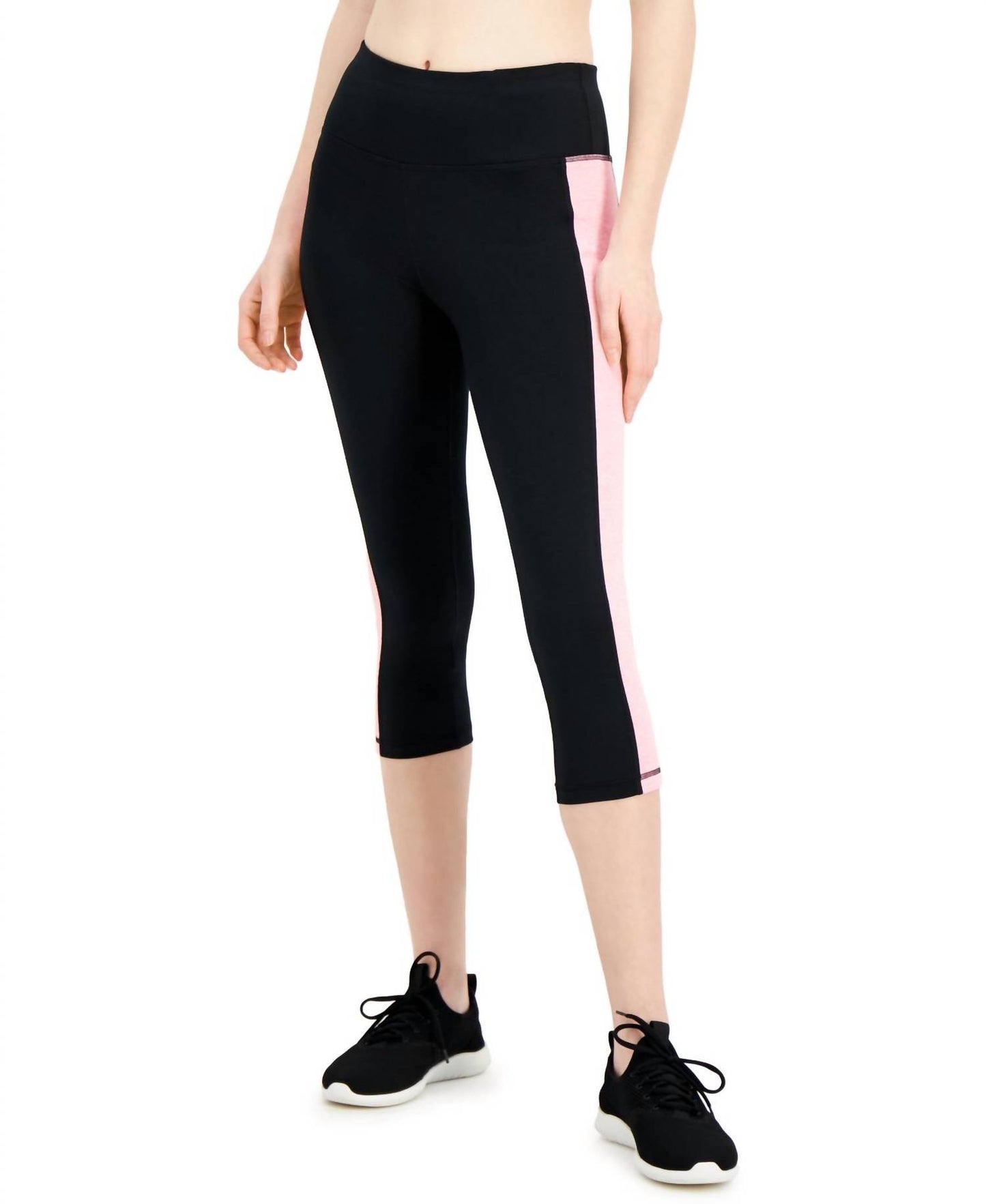 Ideology Activewear Womens Colorblocked Cropped Leggings