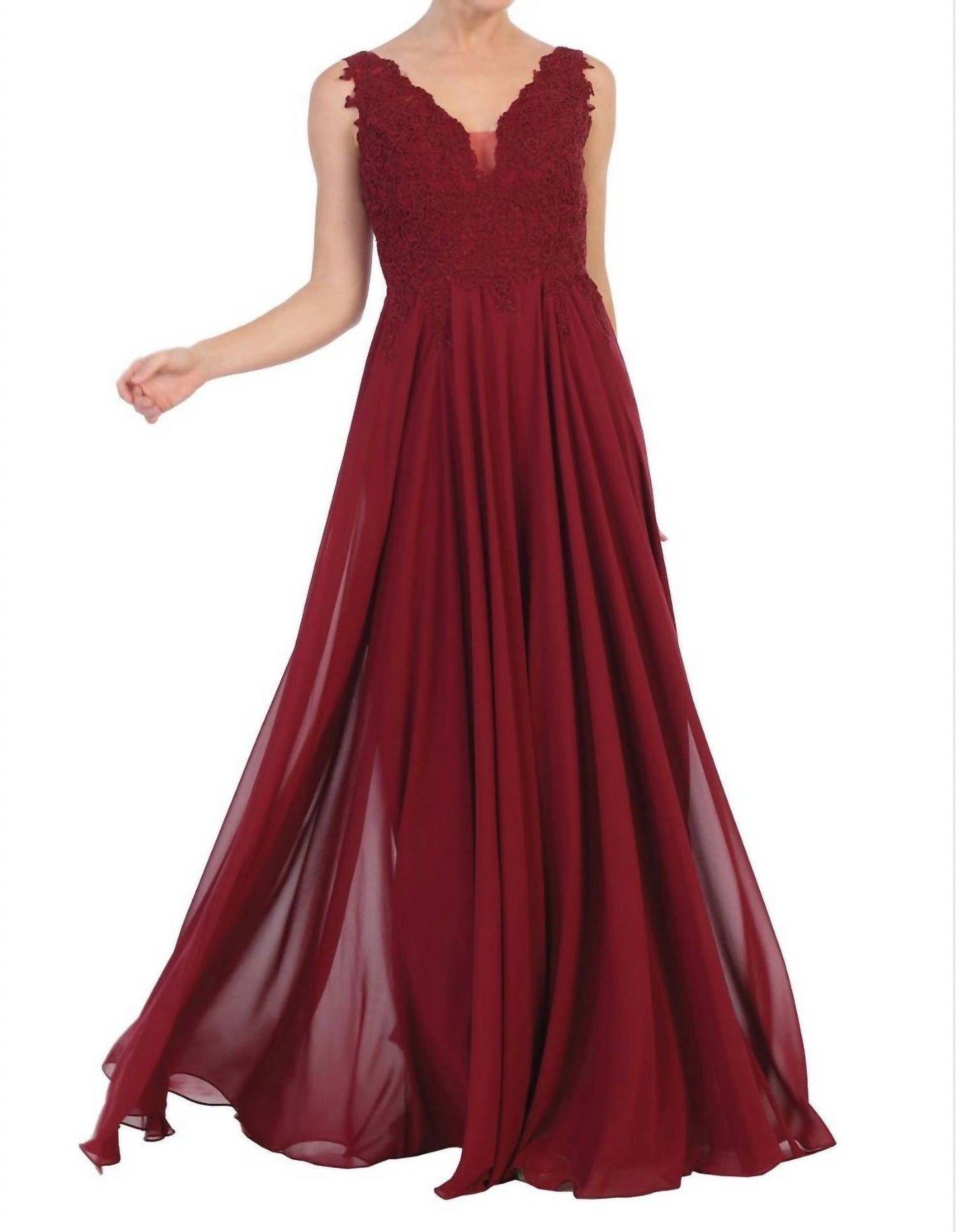 Long Sleeveless Formal Evening Elegant Dress