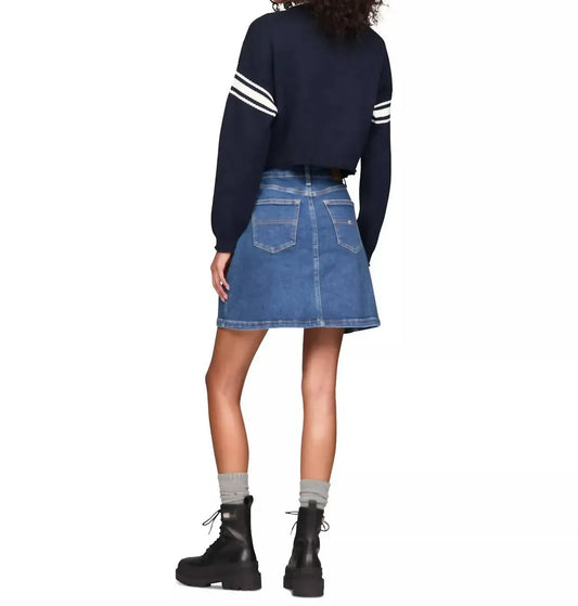 Tommy Jeans - A-line Seam-detail Skirt - Rack Hunt