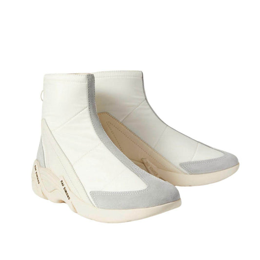 Raf Simons - Men's Cylon 22 Quilted Nylon Leather Boot - Rack Hunt