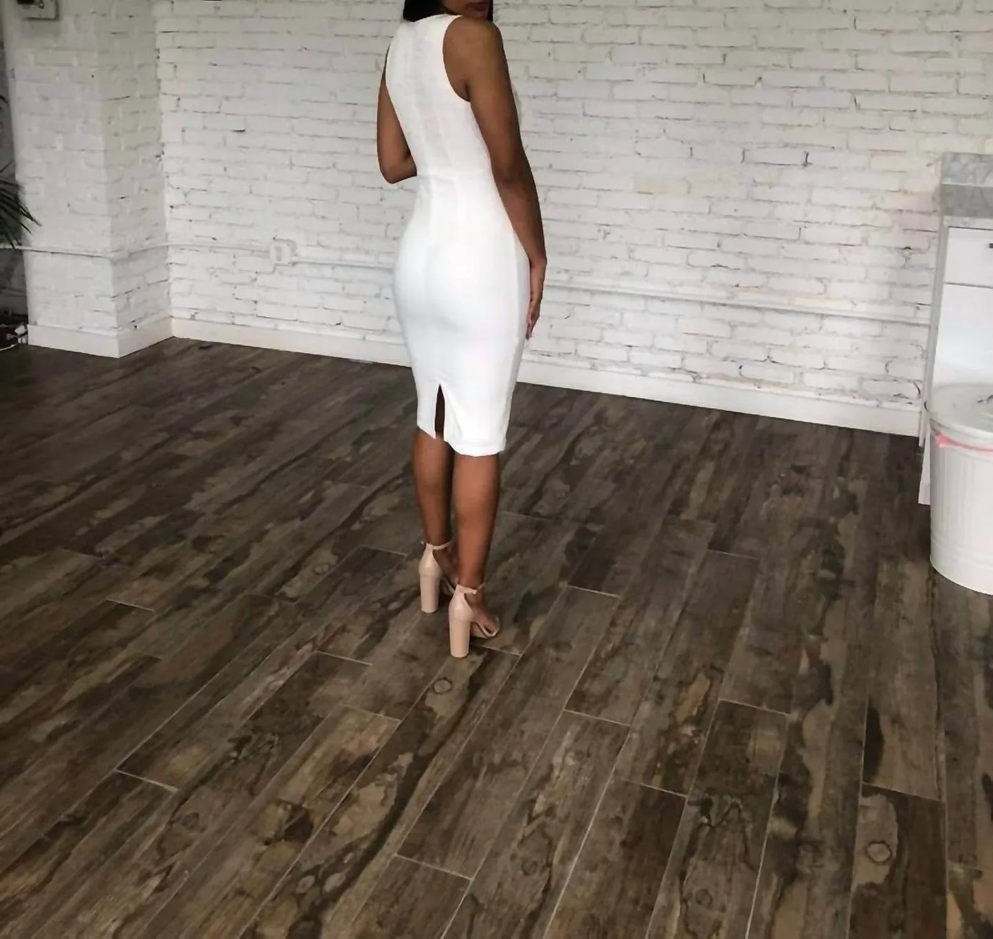 Ariti Kaziris - Lace V-neck Midi Dress - Rack Hunt