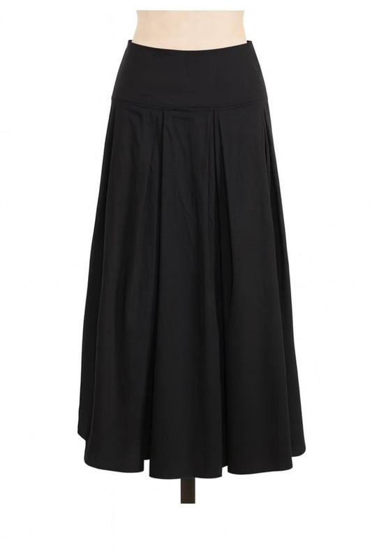 Pleated Midi Skirt