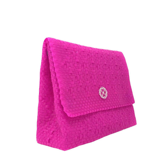 Women's Woven Long Metal Strap Crossbody Bag