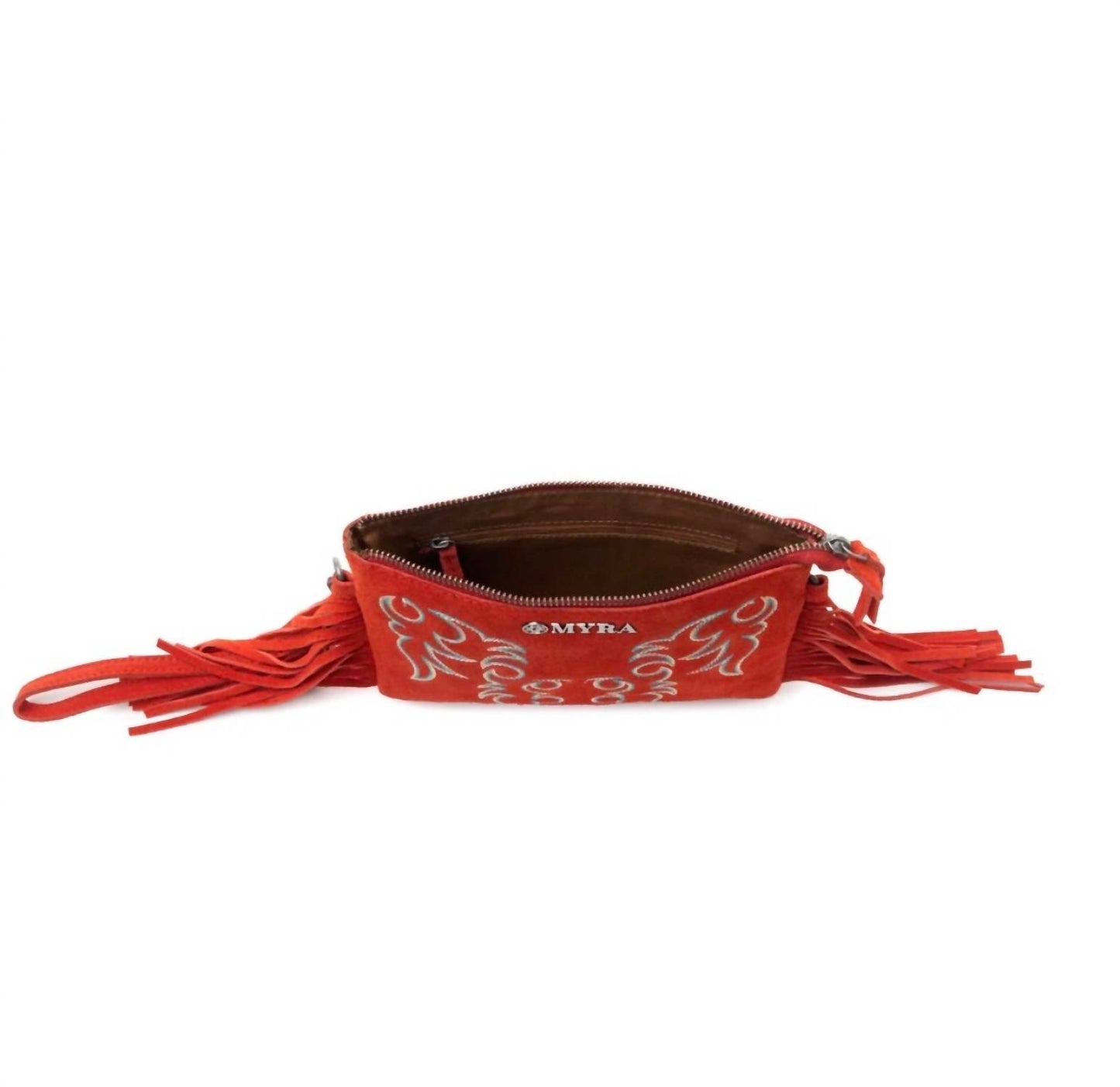 Myra Boot Stitch Suede Bag