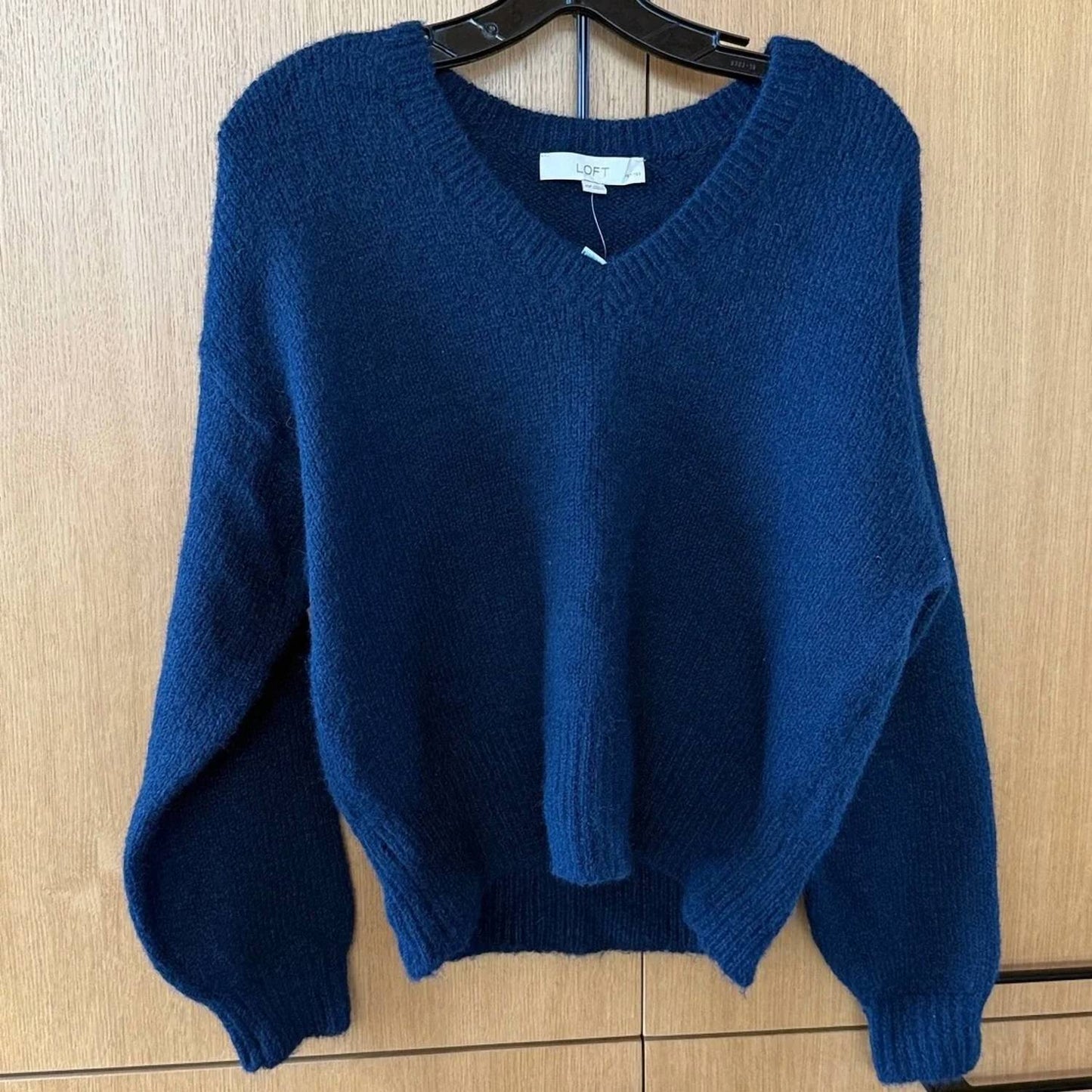 Women's V Neck Oversized Sweater - Petite