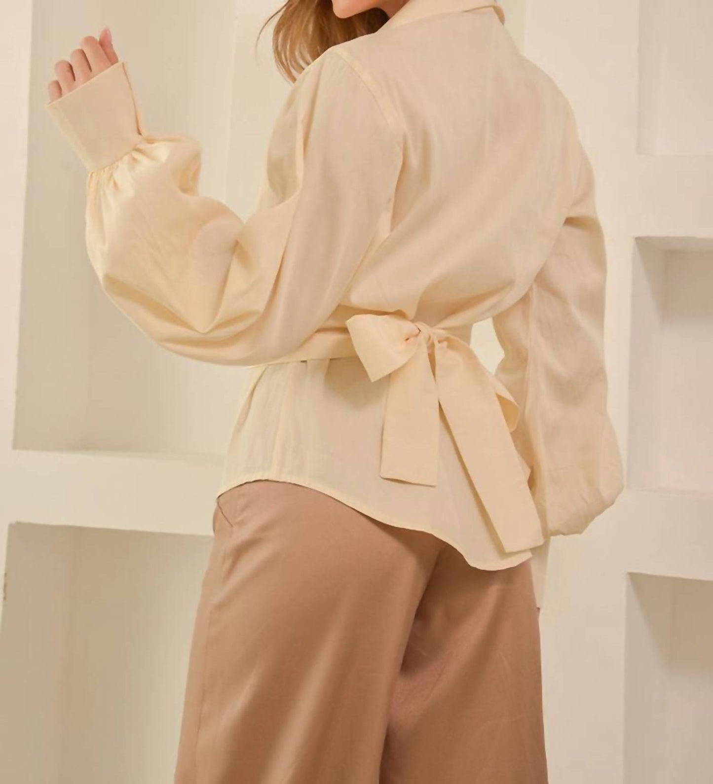 Rosalia Ruffle Sleeve Blouse