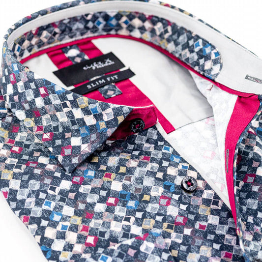 Abstract Button Down Shirt