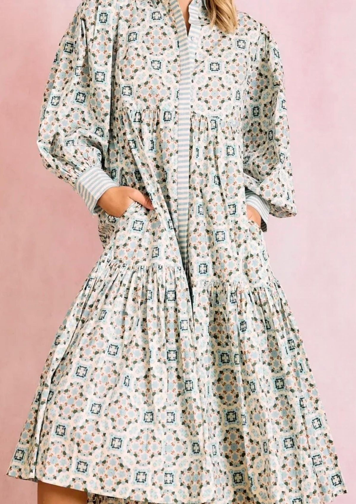 Laura Long Sleeve Midi Dress
