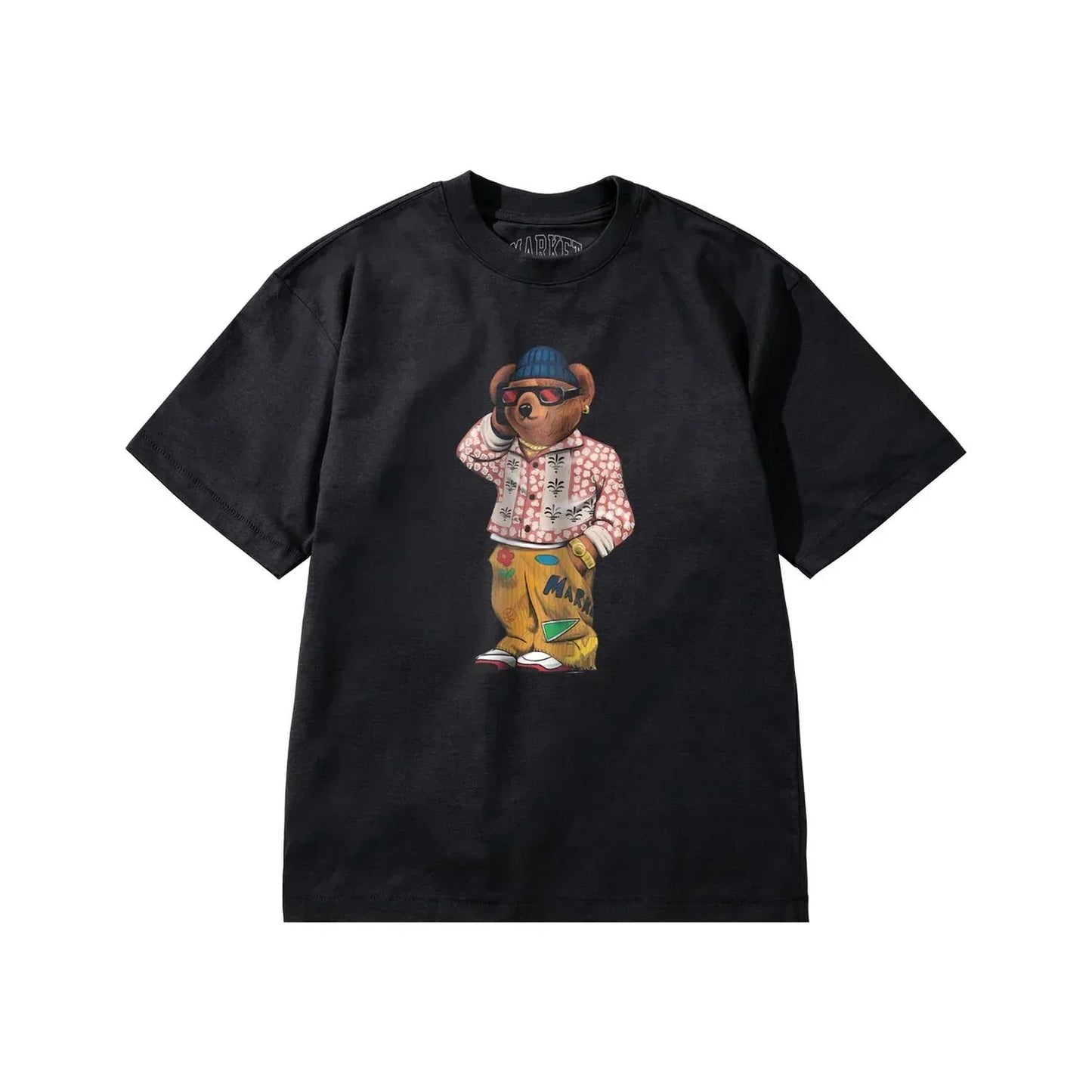 MARKET - Folk Fitted Bear T-shirt - Rack Hunt