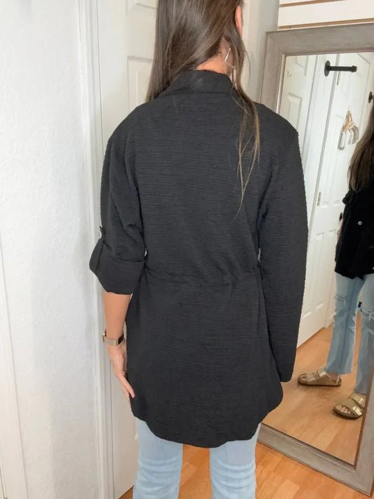 Cozy - Belinda Textured Layering Jacket - Rack Hunt