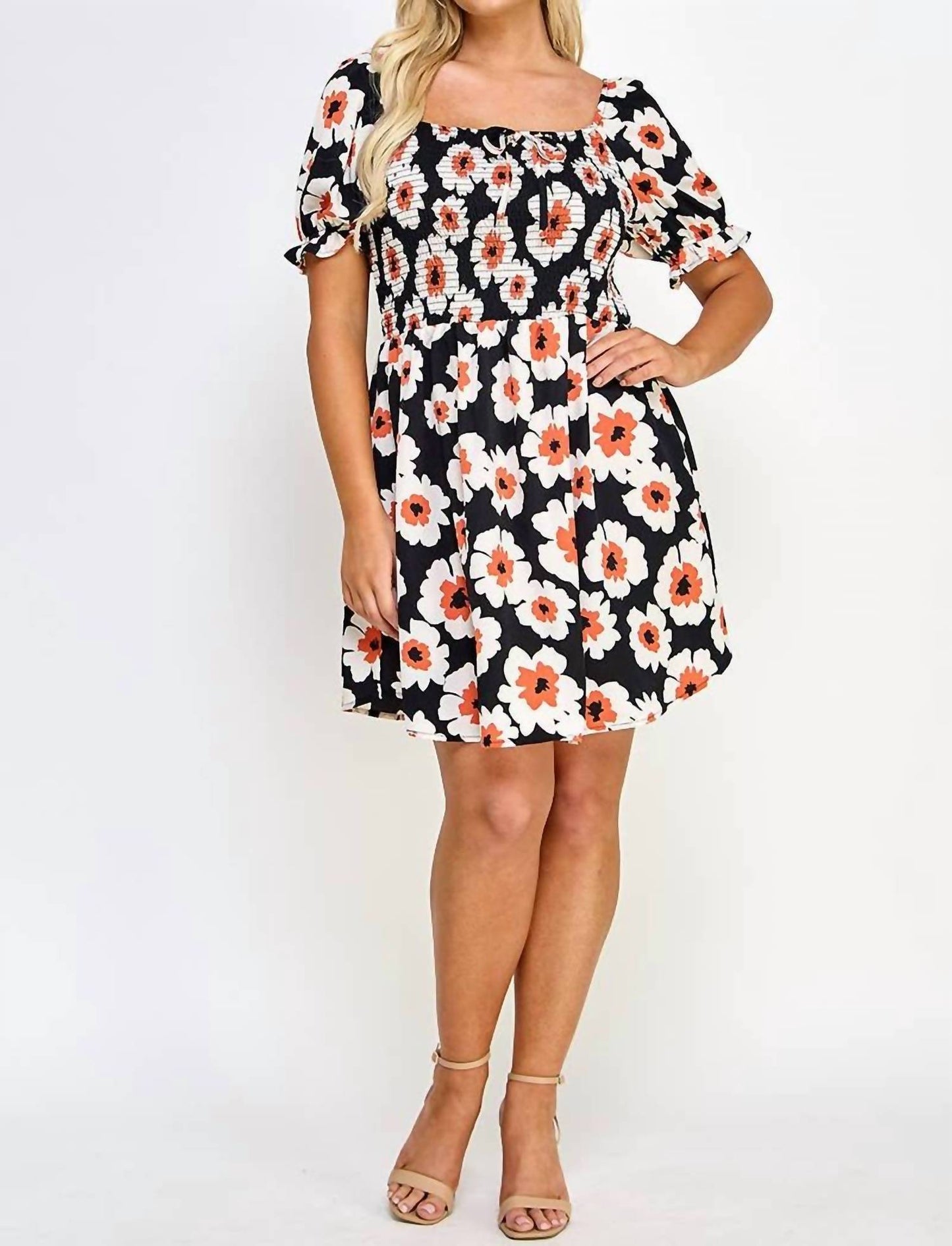 Gracie Smocked Babydoll Dress