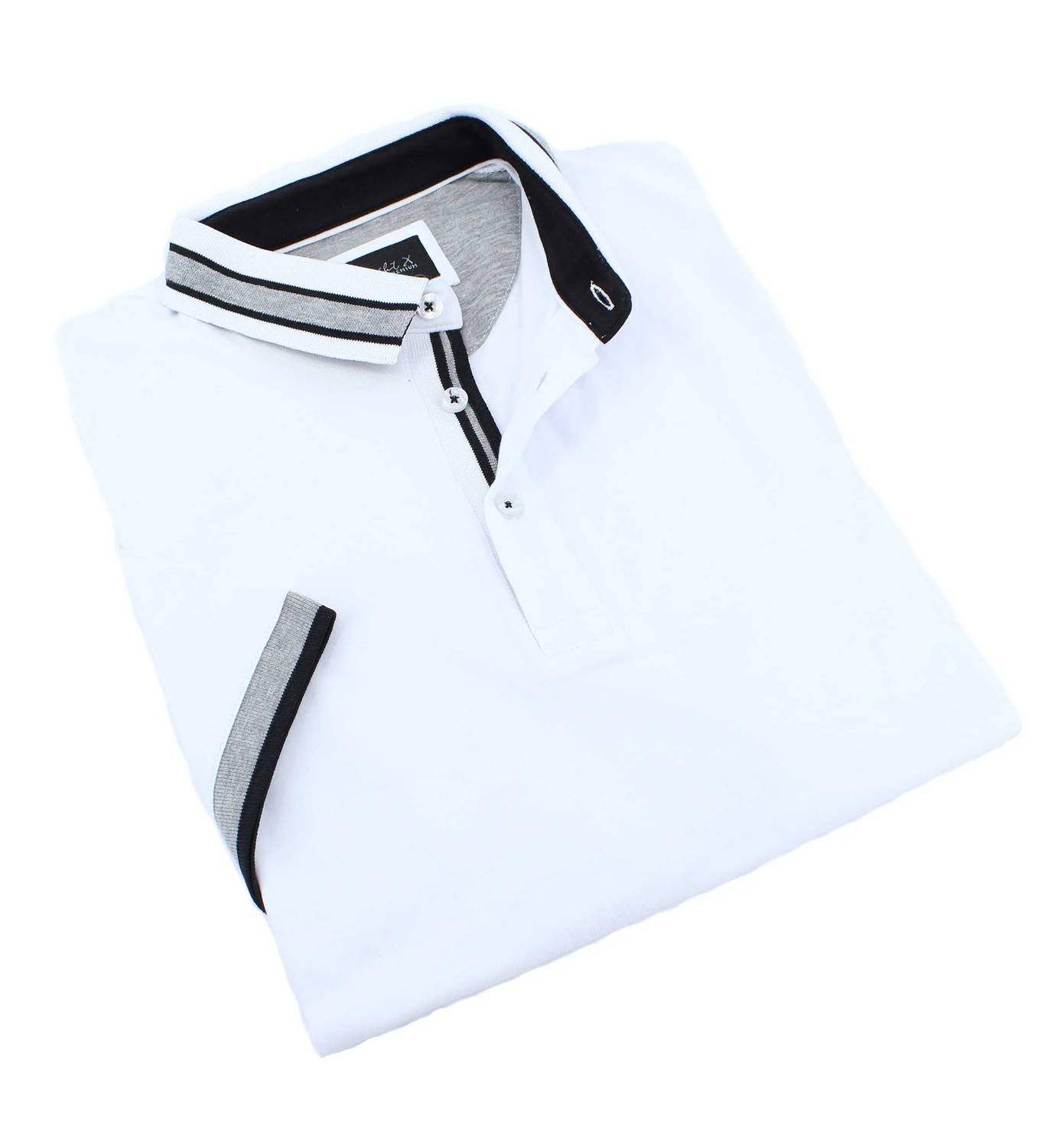 Slim Fit Polo With Trim