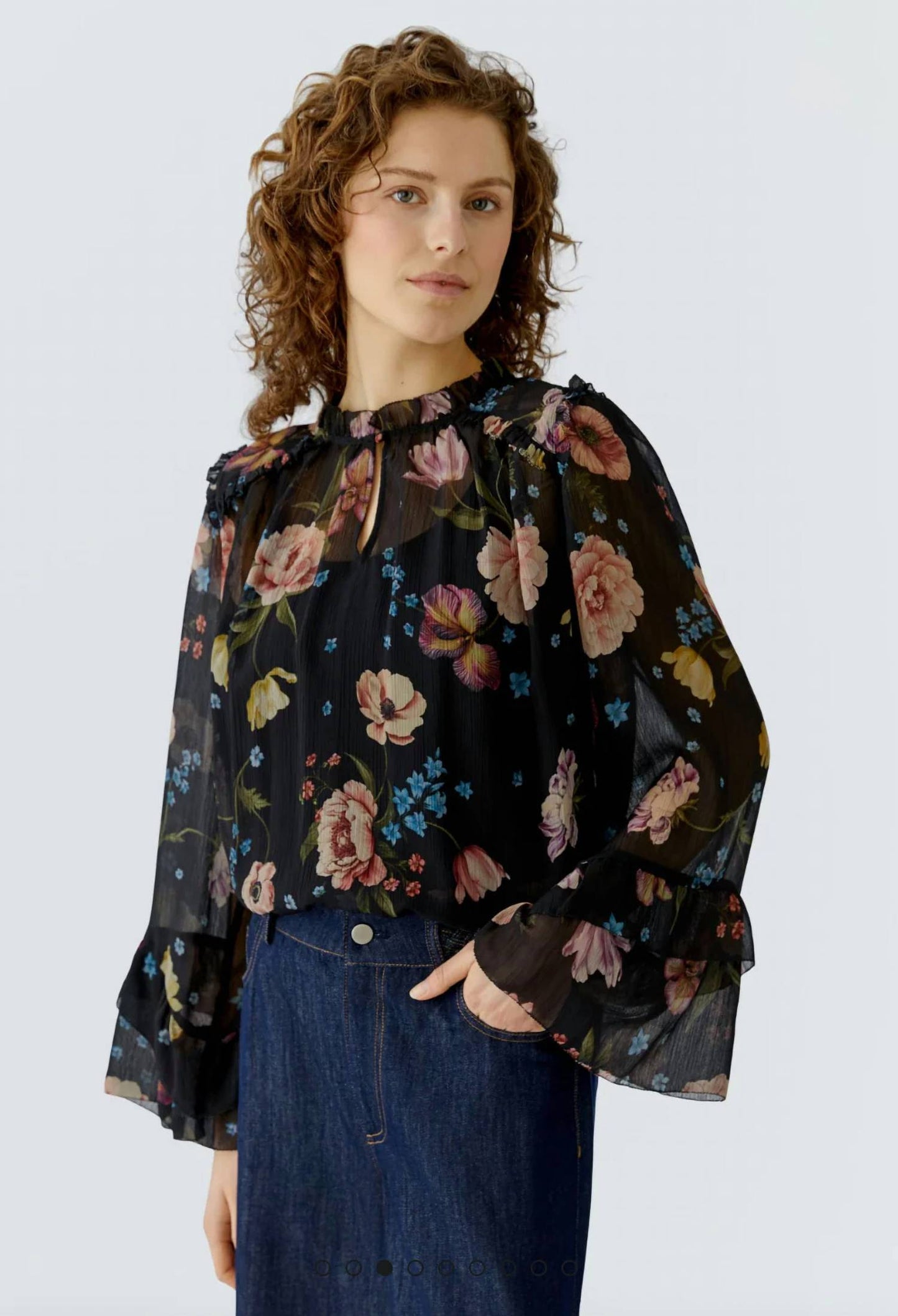 Rose Floral Blouse