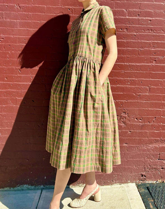 Rose Velvet - Hope Cotton Plaid Dress - Rack Hunt