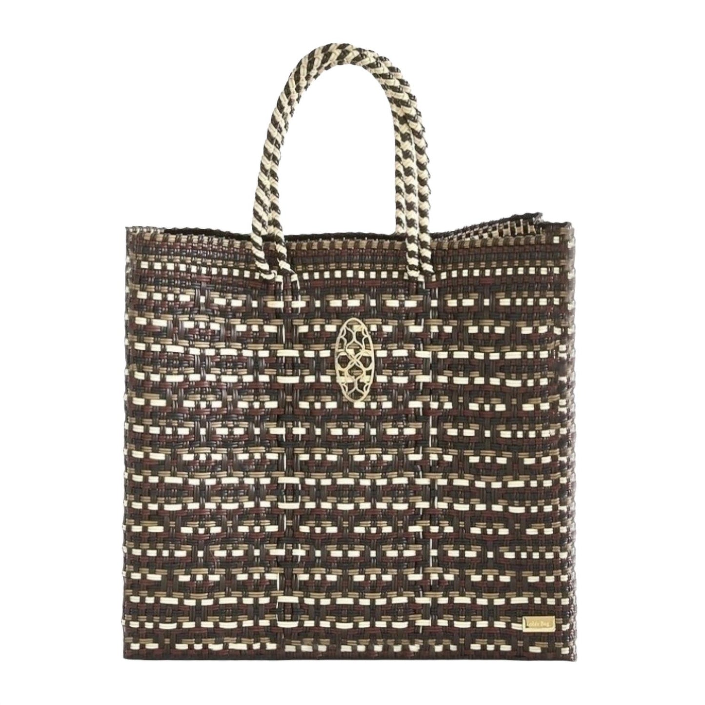 Women's Medium Woven Regular Strap Tote Bag