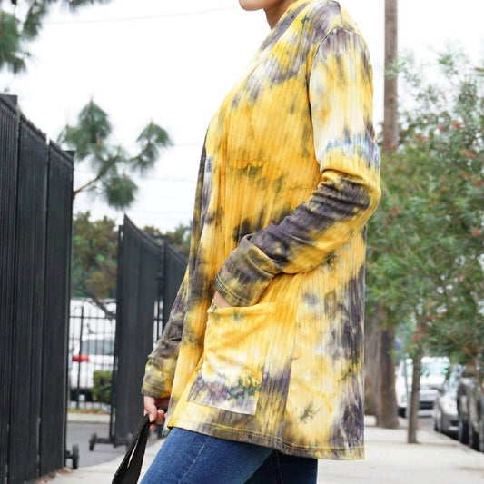 Aria Collection - Tie Dye Cardigan - Rack Hunt -