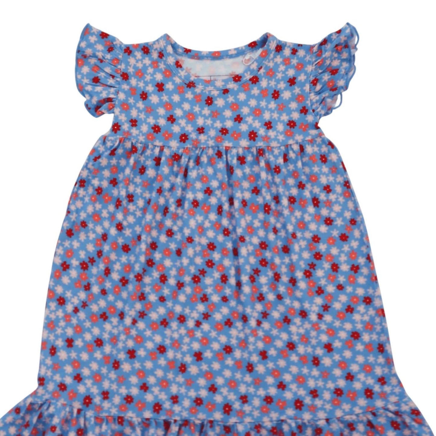 Kids Ditsy Floral Ruffle Dress