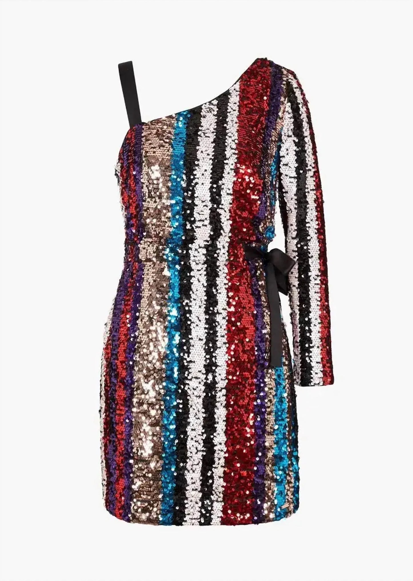 Armani Exchange - Sequin One Shoulder Mini Dress - Rack Hunt