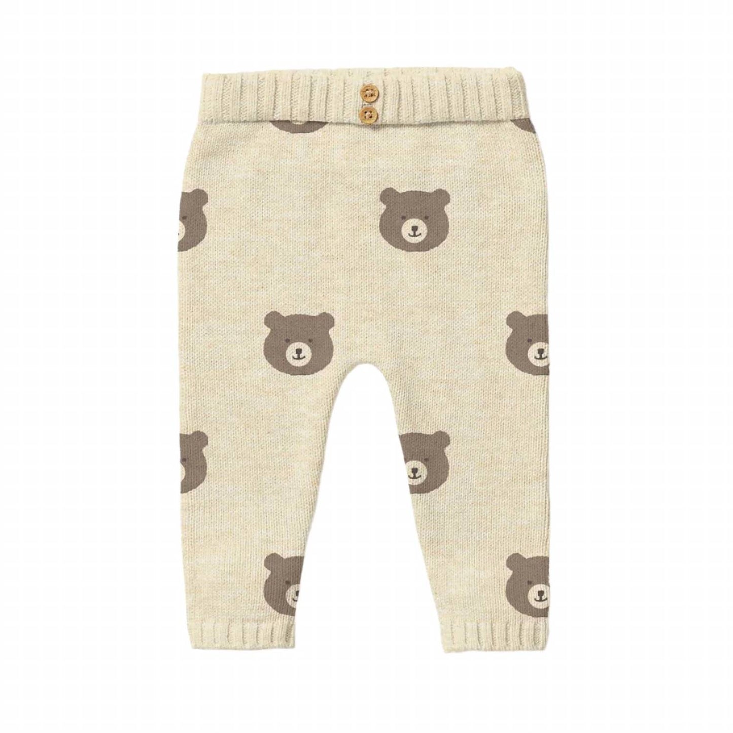 Kid's Beary Cute Knit Pants