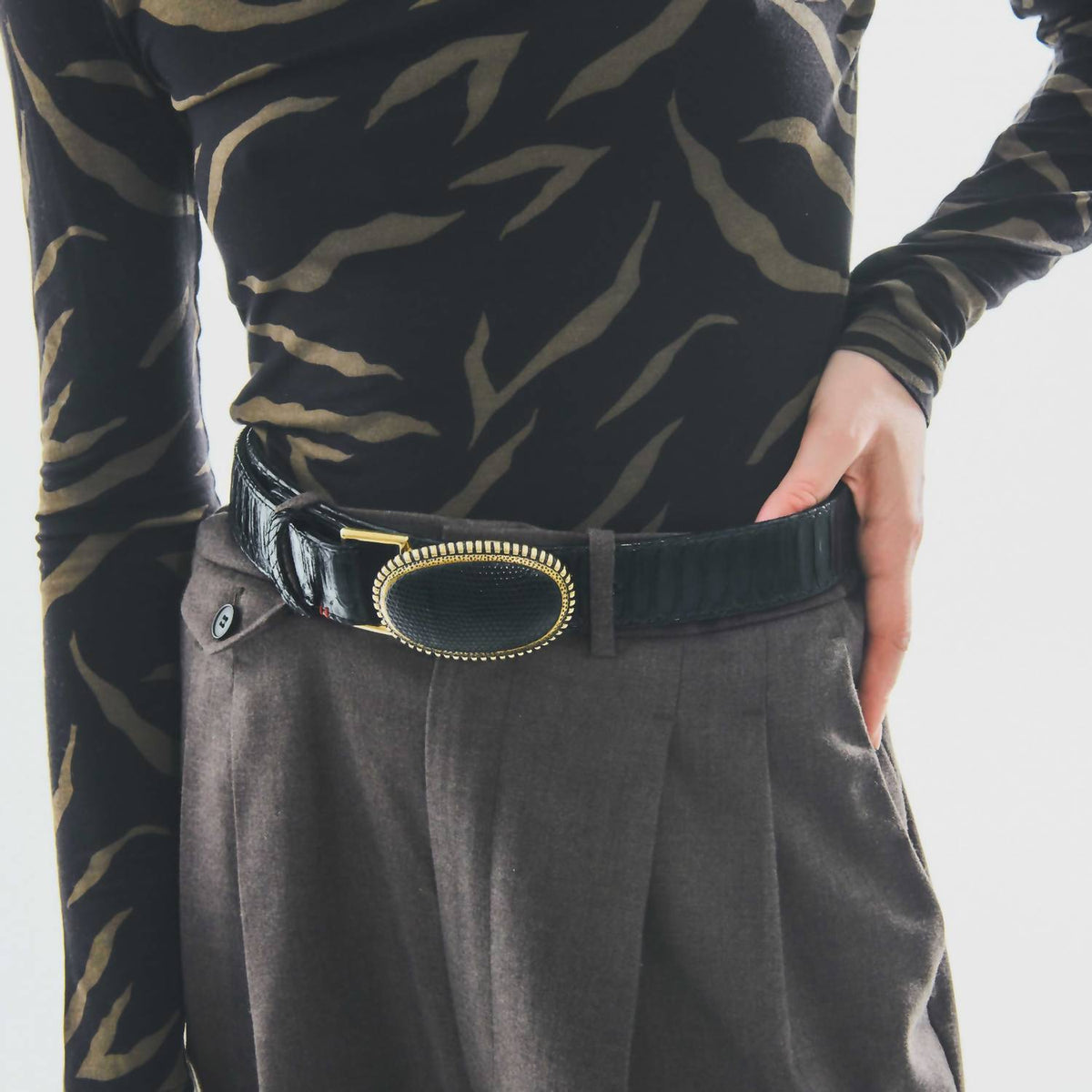 Women's Python Belt