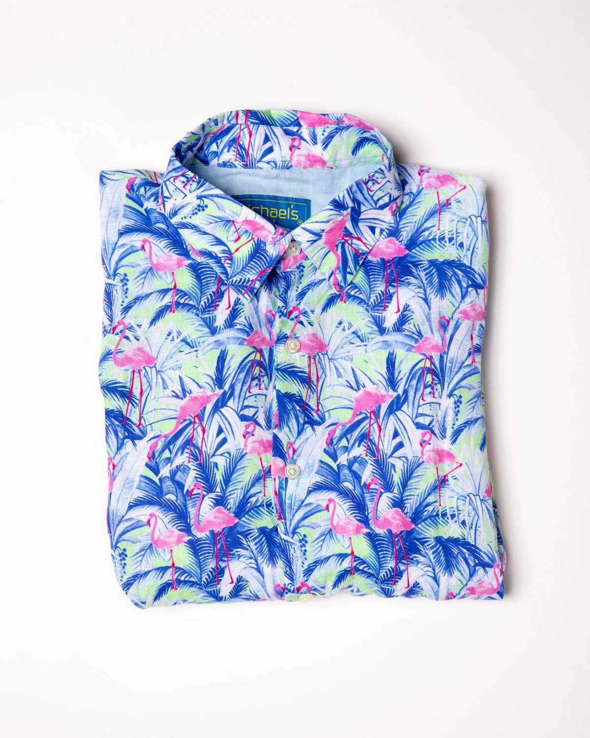 Printed Pima Cotton Short Sleeve Shirt