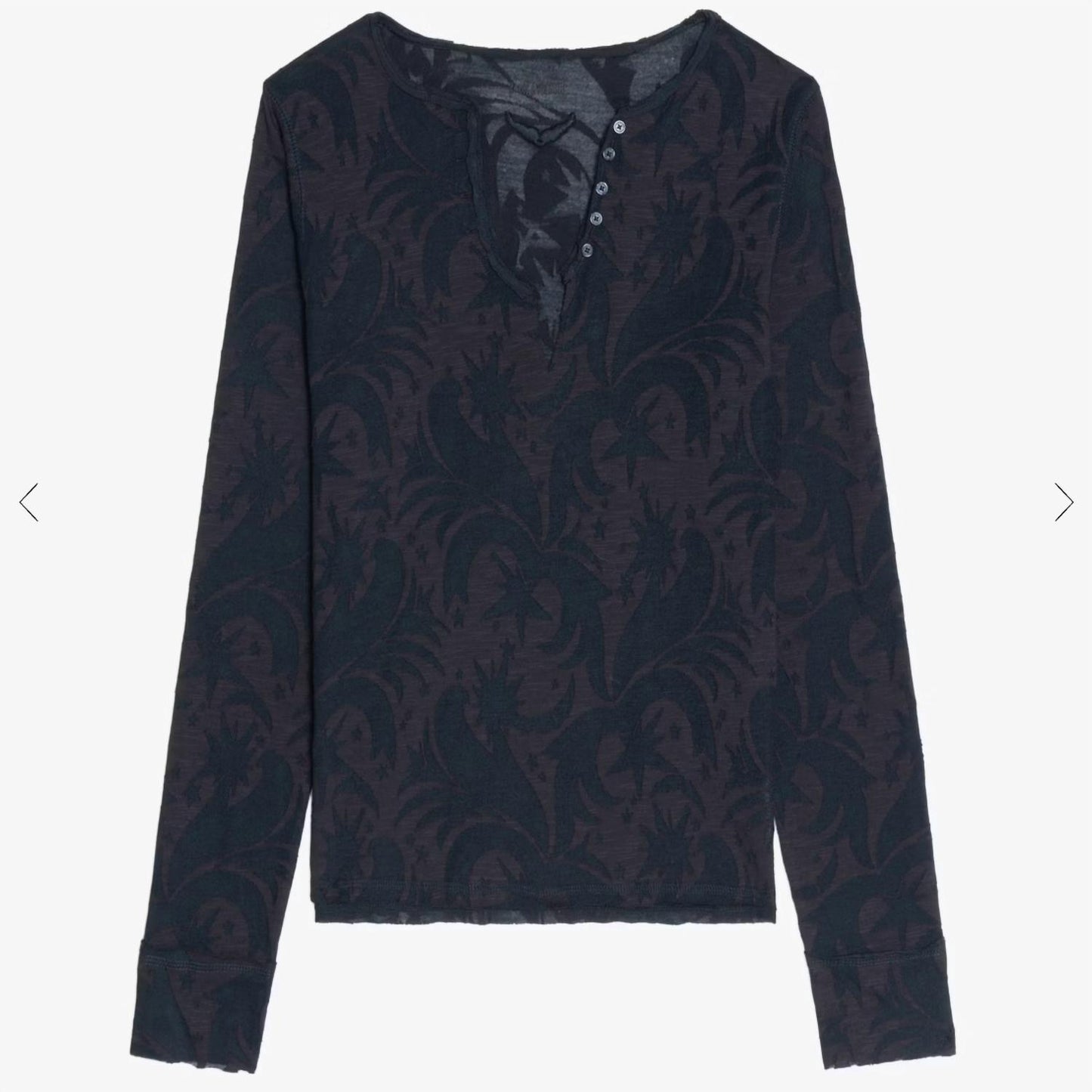Women's Tuni Long Sleeved Henley Shirt