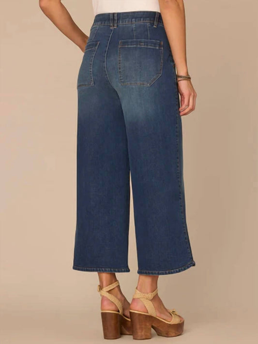 Ab Sol Wide Leg Tulip Hem Jeans