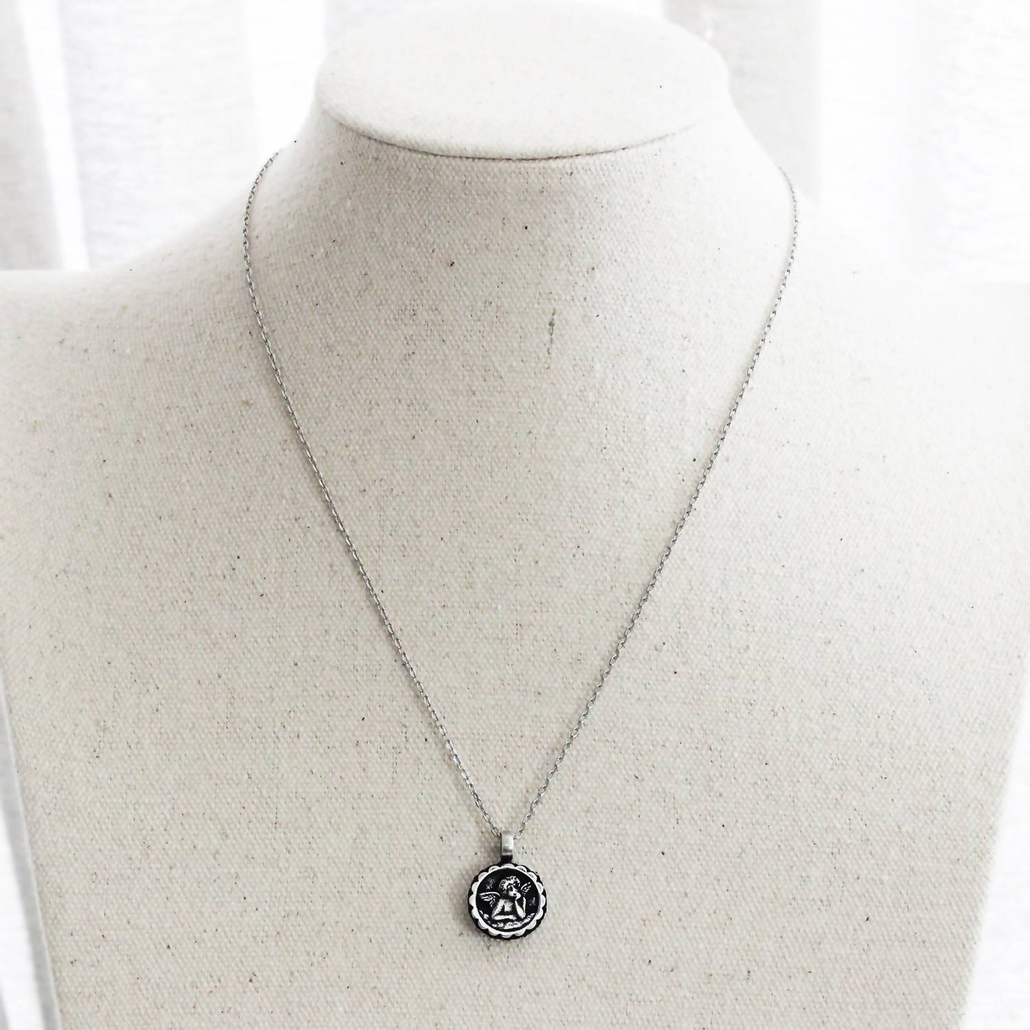 Women's Guardian Angel Pendant