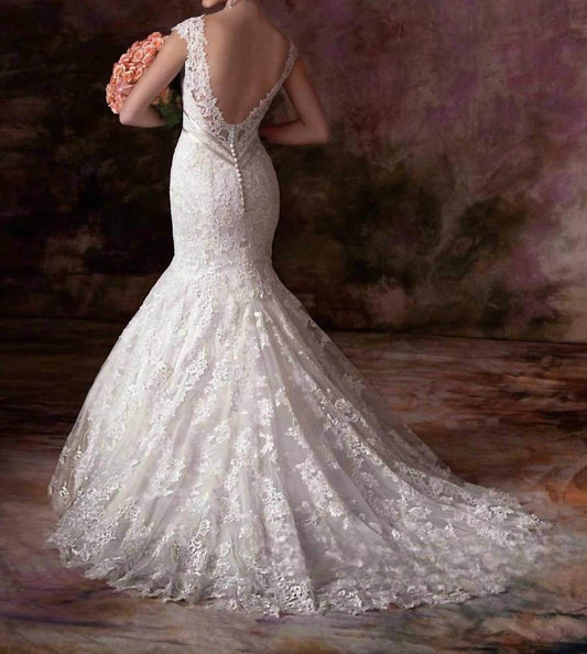 Karelina Sposa - Fit And Flare Wedding Dress - Rack Hunt -