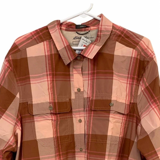 Women's Classic Fit Buttoned Shirt - Big And Tall