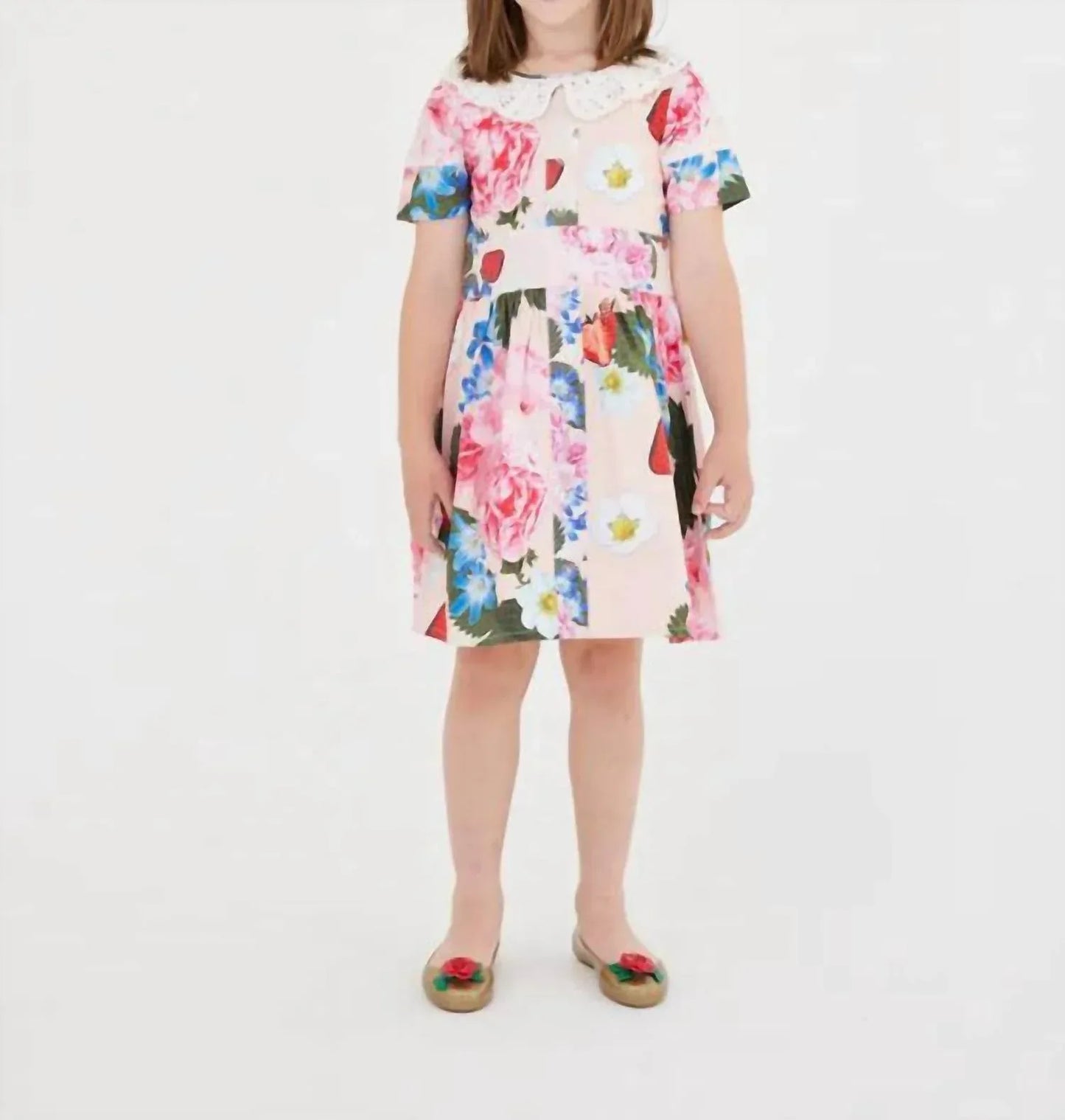 Sasha+Z - Strawberry & Peonies Printed Dress - Rack Hunt