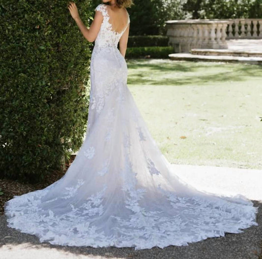 Lace Fit And Flare Wedding Dress