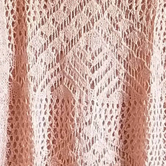 Oddy - Women's Crochet Open Knit Top with Fringe - Rack Hunt