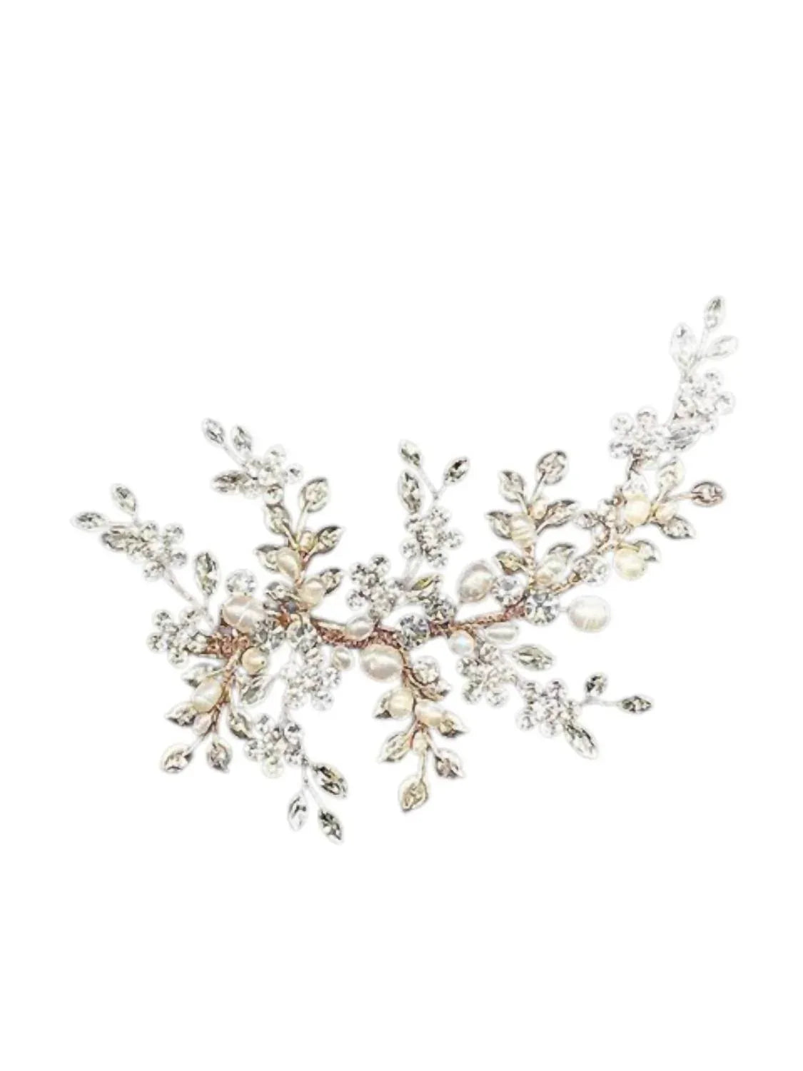 Design by Conception - Women's Crystals And Freshwater Pearls Headpiece - Rack Hunt