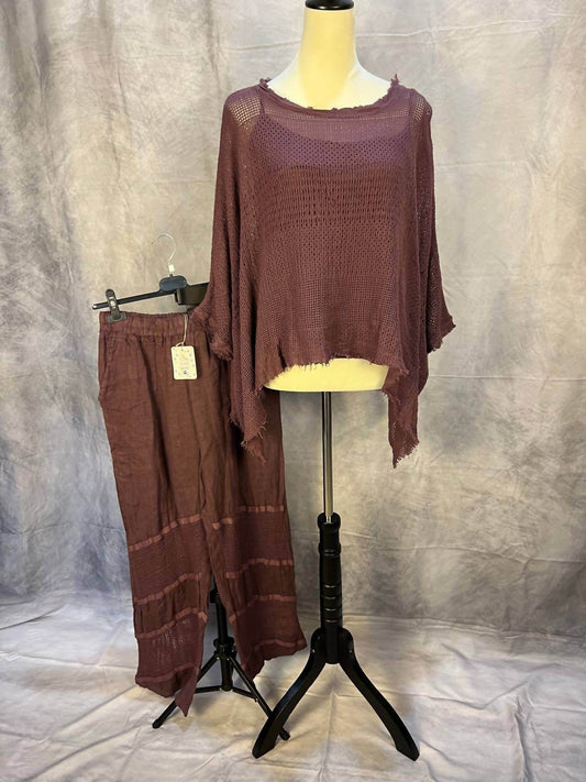 Urban Mangoz - Women's Linen Crochet Pants - Rack Hunt