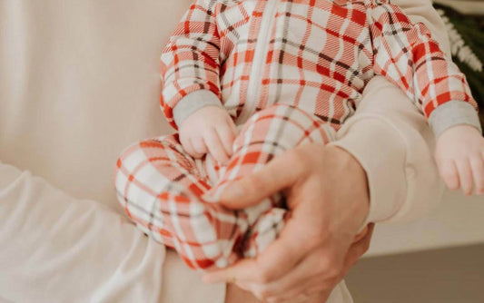 Petit Lem - Girls' Holiday Plaid Footed Sleeper - Rack Hunt