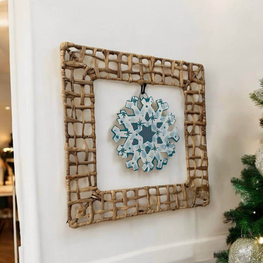 Round Top - Snowflake Glittery Charm - Rack Hunt -