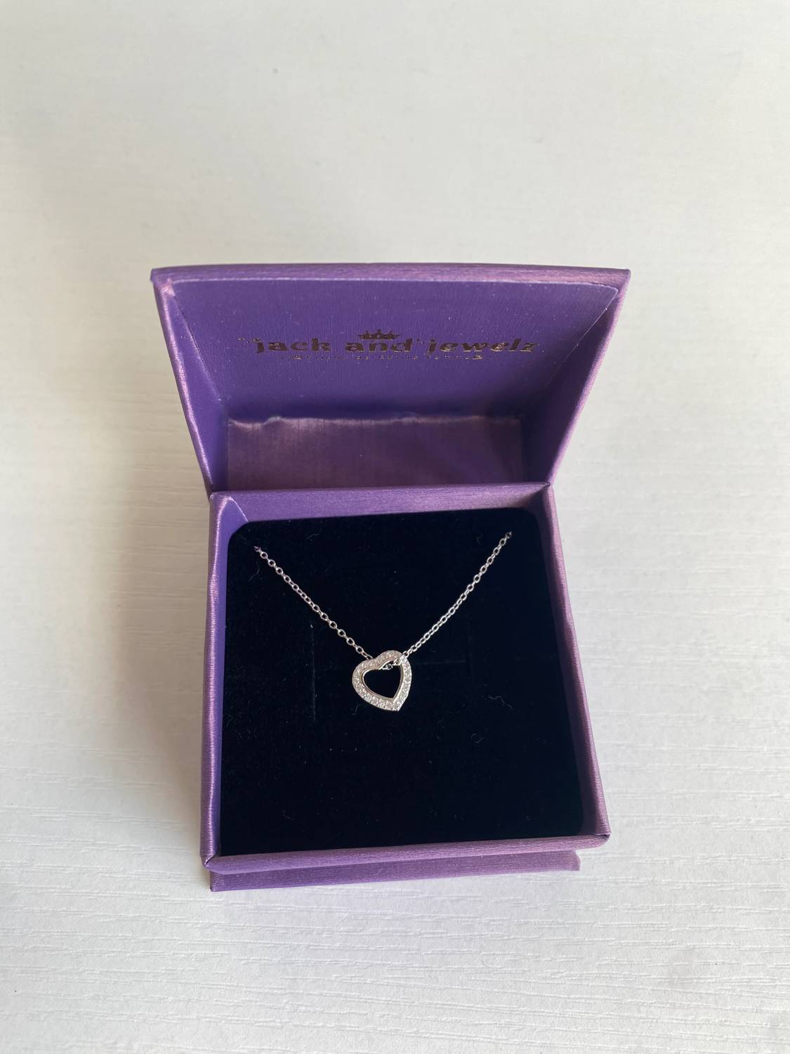 Women's Heart Slider Pendant Necklace