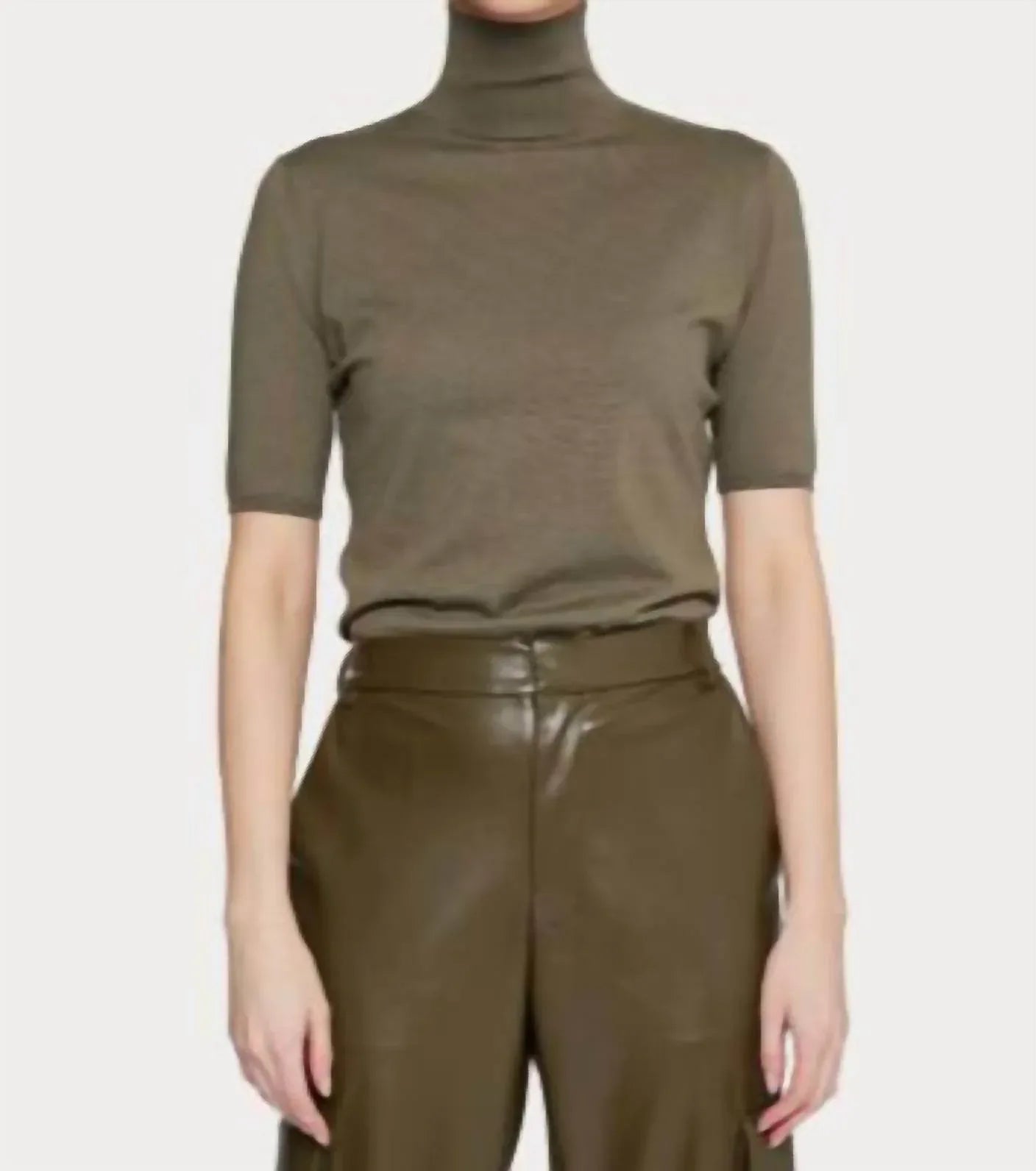 Amanda Maria - Viva Modal Turtleneck Top - Rack Hunt