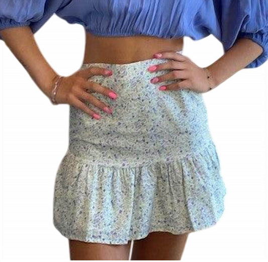 Osamore - Floral Print Skirt - Rack Hunt -