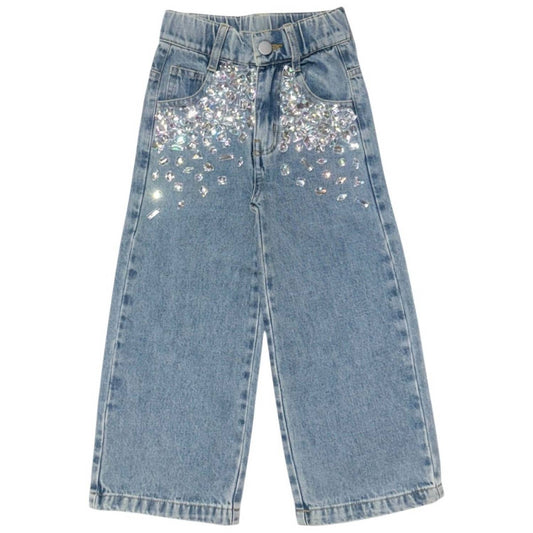 Lia Gemstone Denim Pants