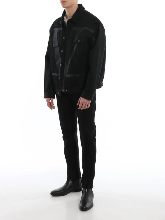 Valentino - Unisex - Vlogo Denim Jacket - alternate view - Rack Hunt