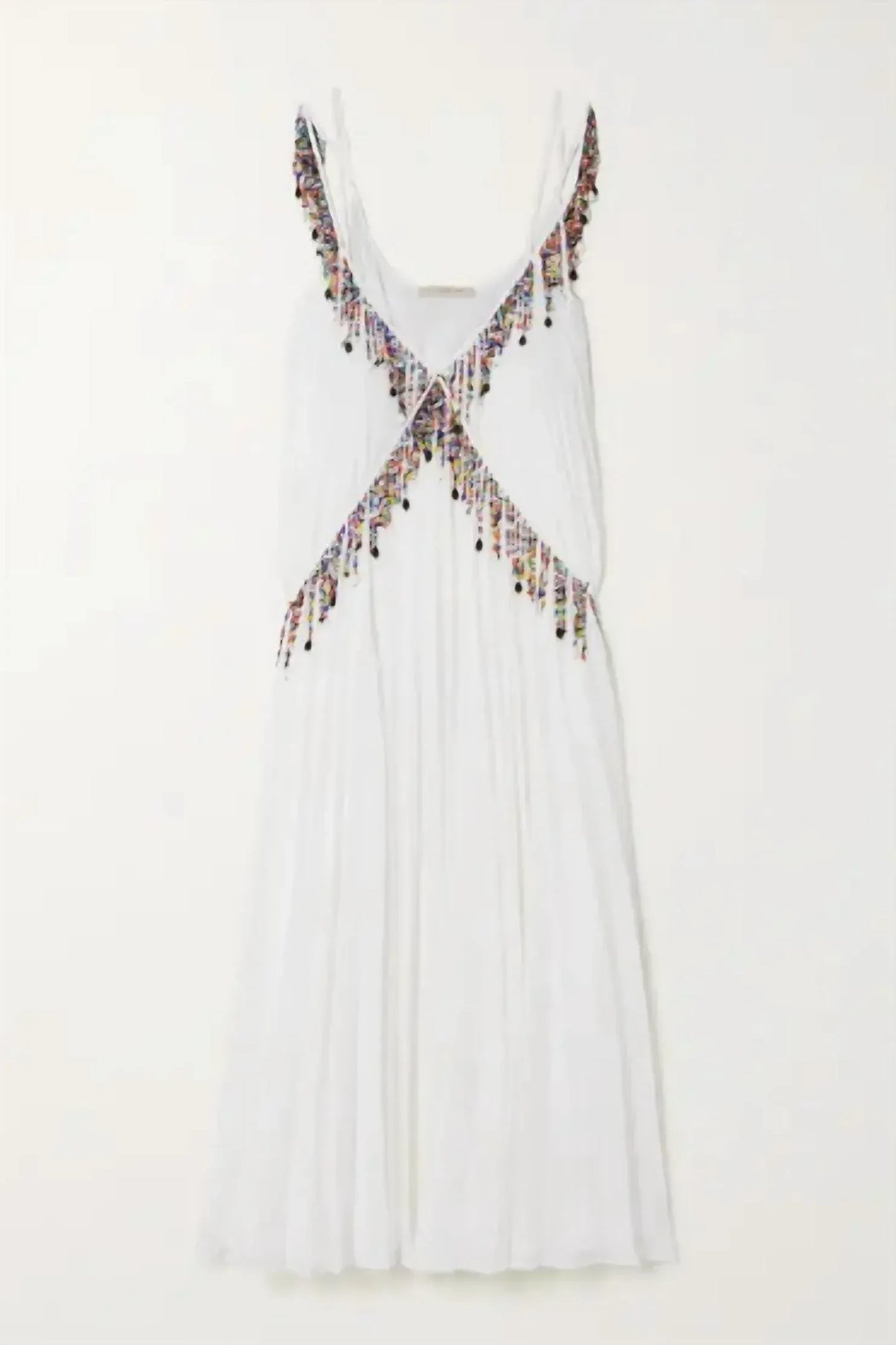 Christopher Kane - Pleated Bead-Embellished Georgette Mini Dress - Rack Hunt