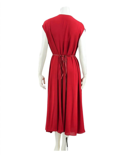 Valentino - Women's Plunge Drape Dress - Rack Hunt