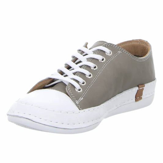 Andrea Conti - Women's White Tip Sneakers - Rack Hunt -