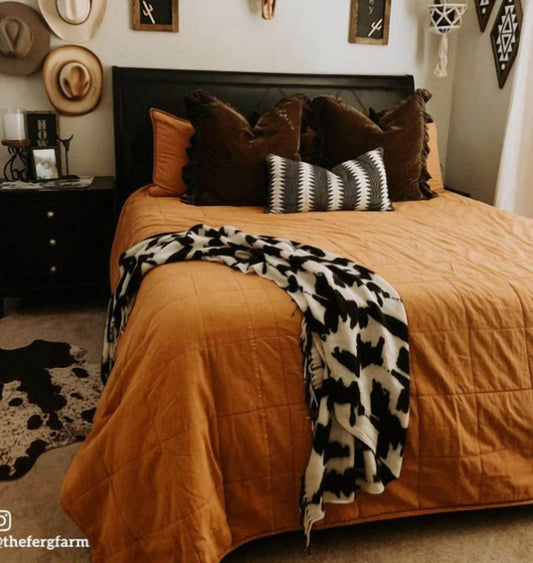 Paseo Road - Cotton Canvas Coverlet - Rack Hunt -