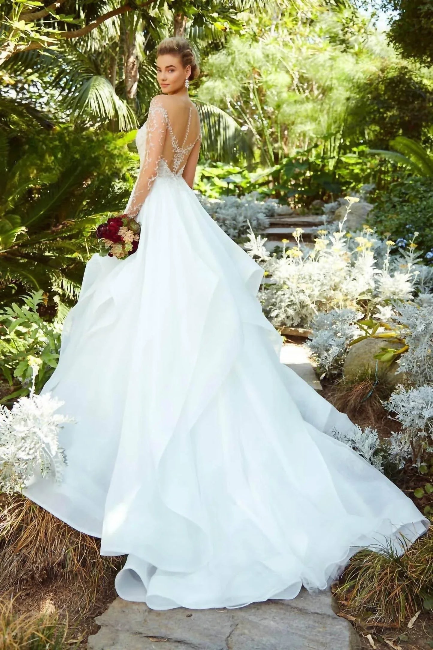Kitty Chen Couture - Bibi Ruffled Wedding Dress - Rack Hunt