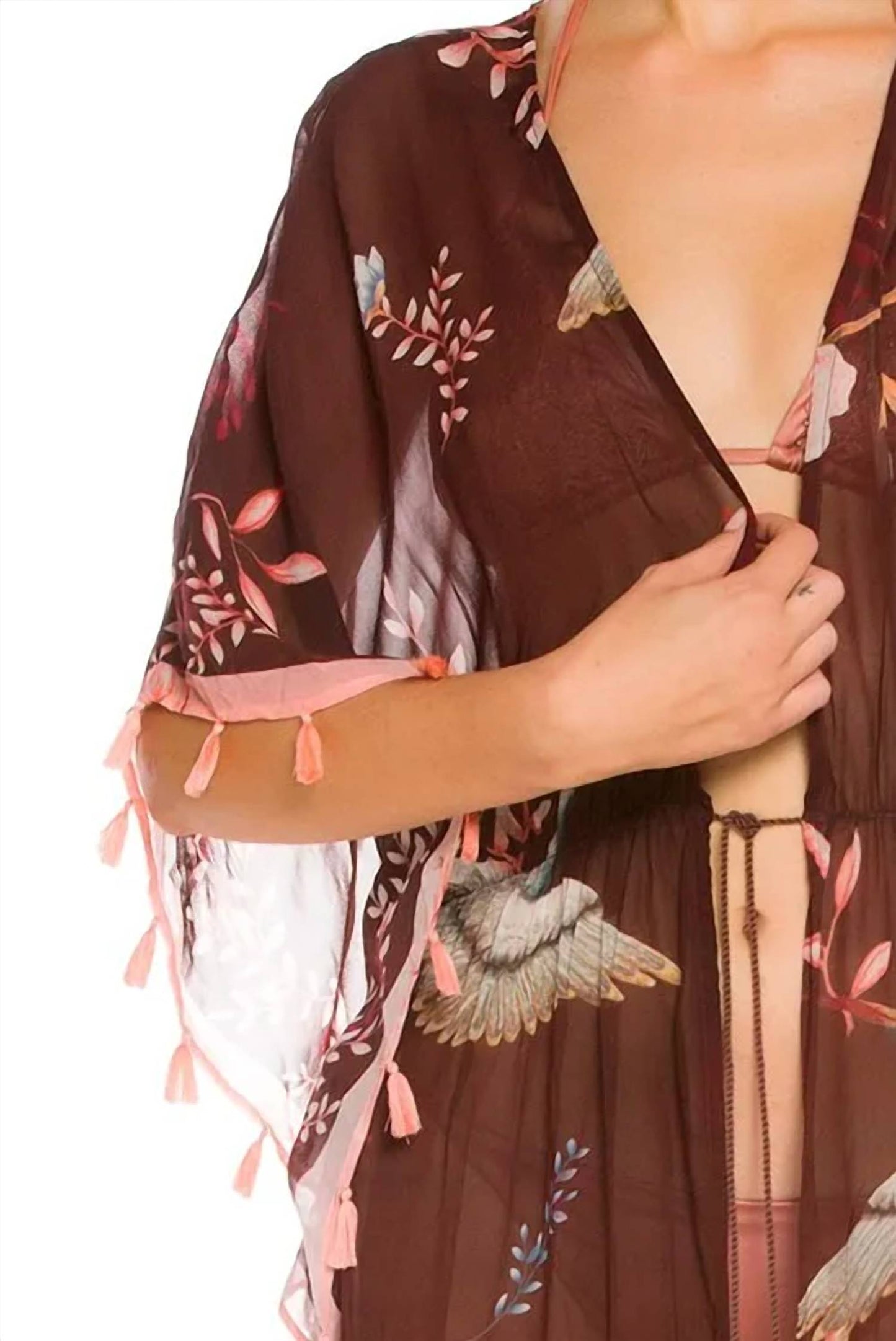 Sam Fringe Tunic Cover Up Maxi Dress
